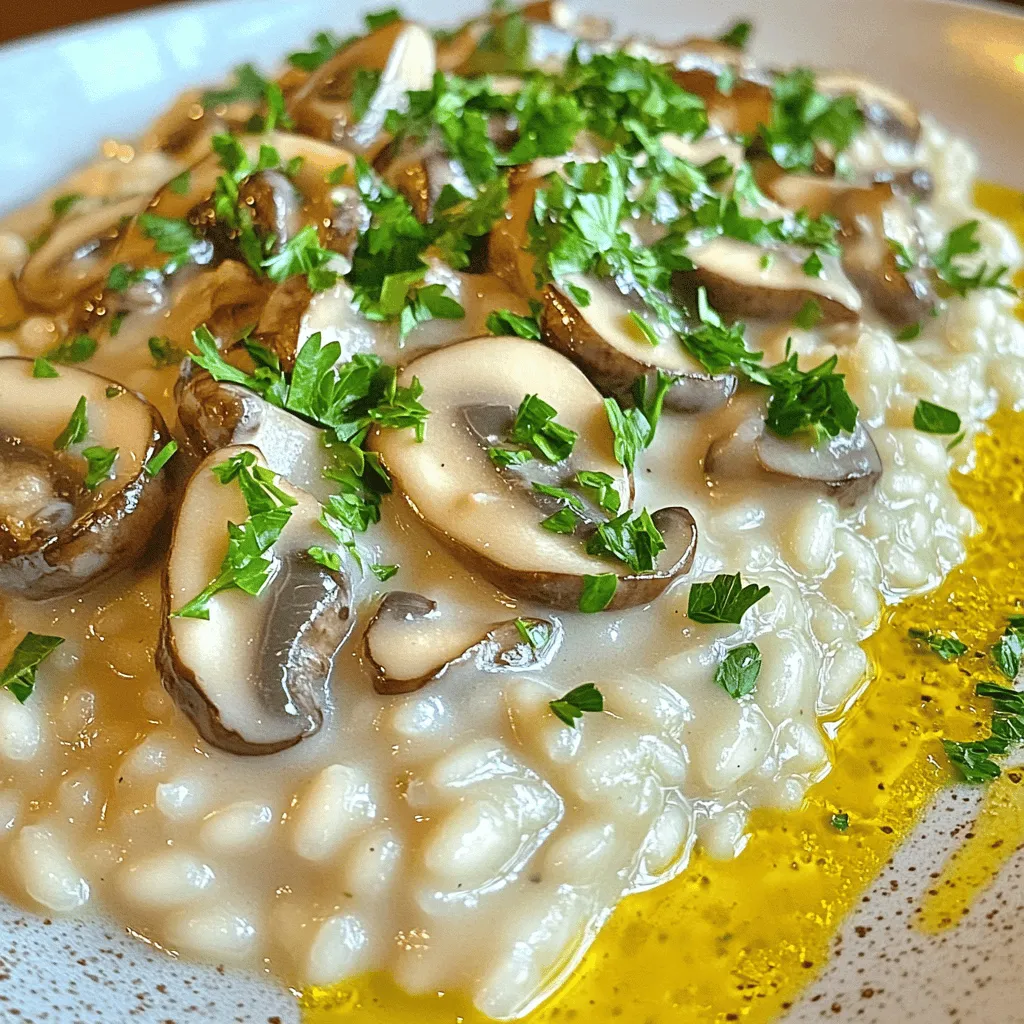Mushroom Risotto Delightful and Creamy Comfort Dish