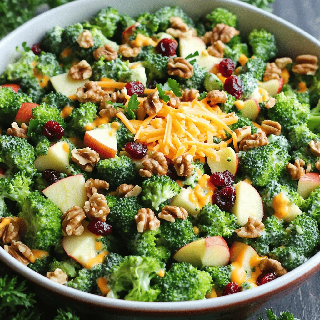 Healthy Broccoli Apple Salad Vibrant and Crisp Meal