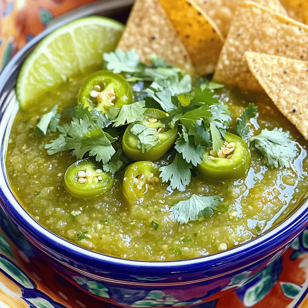 Homemade Salsa Verde Fresh and Flavorful Recipe