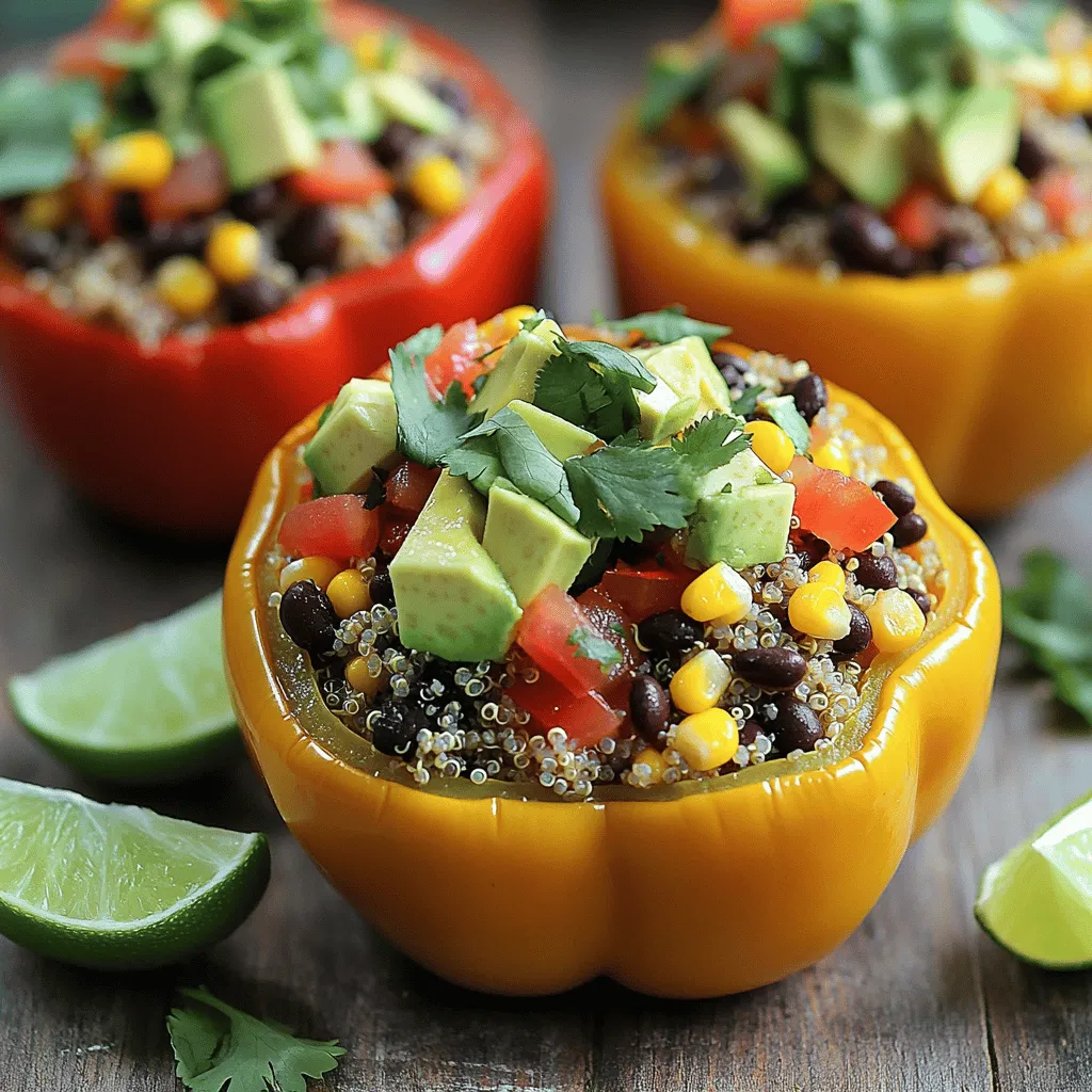 Vegan Stuffed Bell Peppers Simple and Savory Dish
