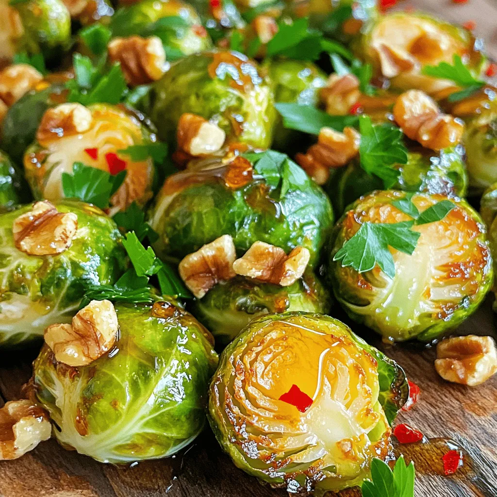 Honey Garlic Roasted Brussels Sprouts Flavorful Delight