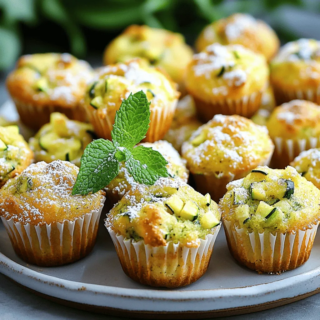 Mini Zucchini Muffins Tasty and Healthy Snack Idea