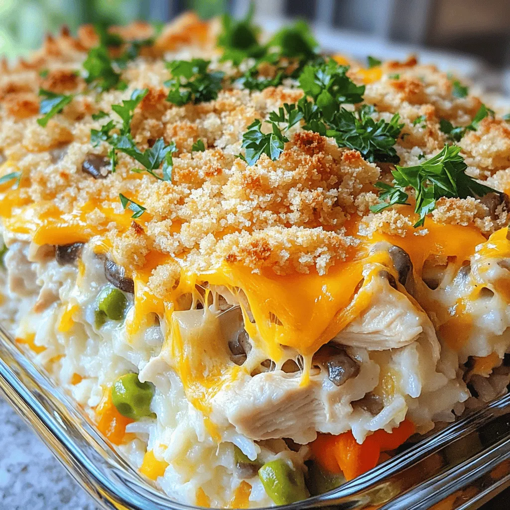 Chicken and Rice Casserole Bake Delightful Comfort Dish