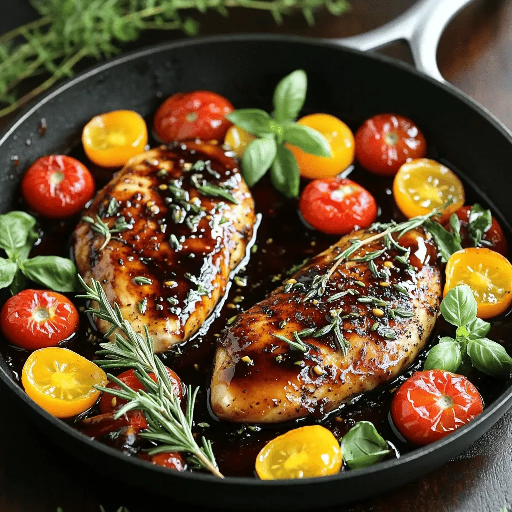 Balsamic Glazed Chicken Savory and Simple Recipe