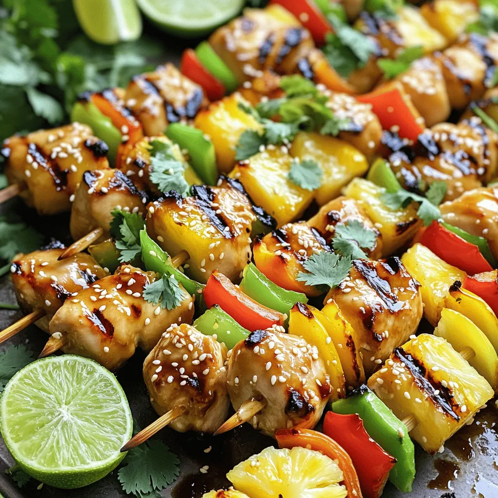 Teriyaki Chicken Pineapple Kabobs Flavorful Grilling Recipe