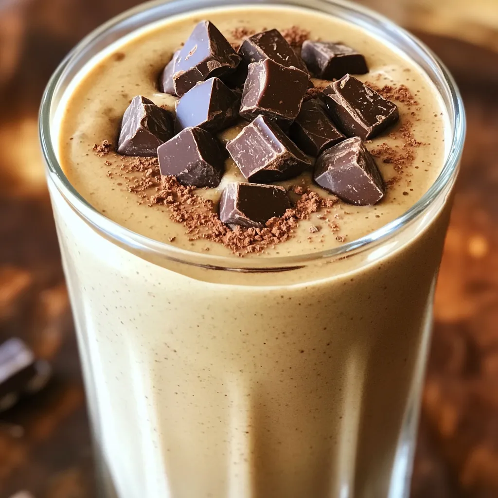 High-Protein Chocolate Chunk Banana Smoothie Bliss