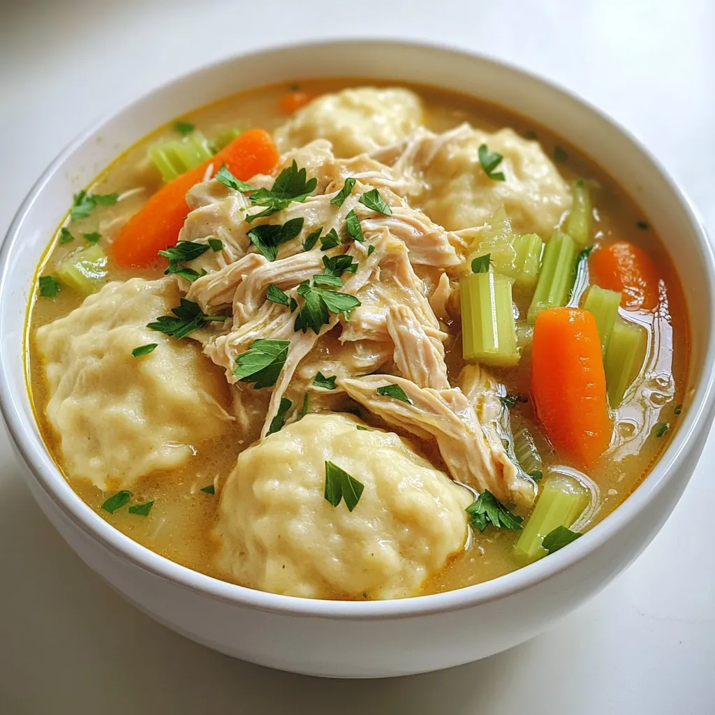 Slow Cooker Chicken &#038; Dumplings Tasty Comfort Meal