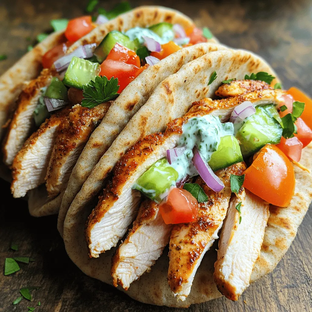 Easy Chicken Gyros Tasty and Quick Meal Idea