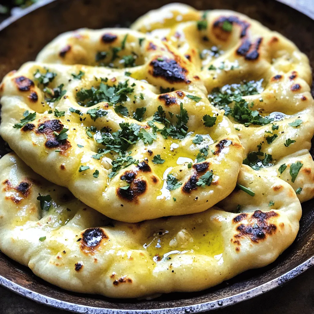 Homemade Garlic Naan Soft and Flavorful Recipe
