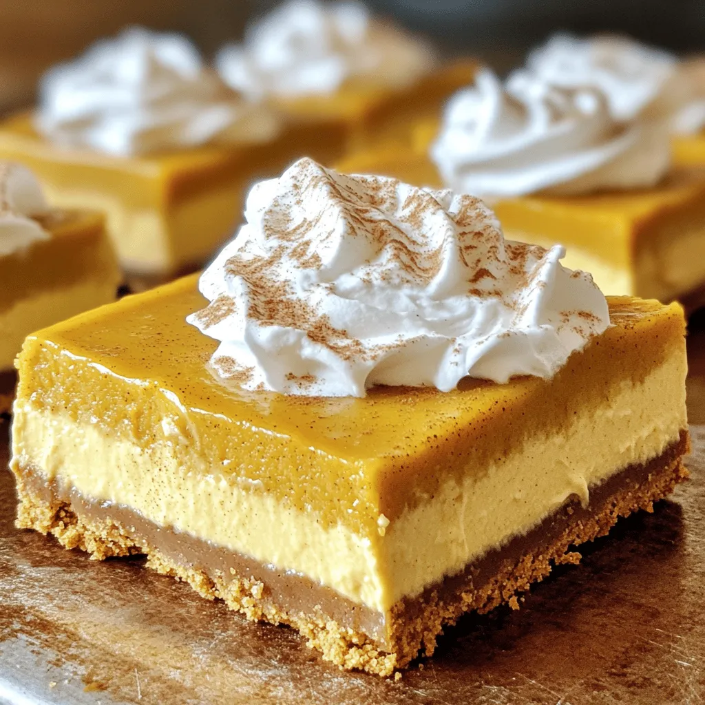 Pumpkin Spice Latte Cheesecake Bars Delightful Treat