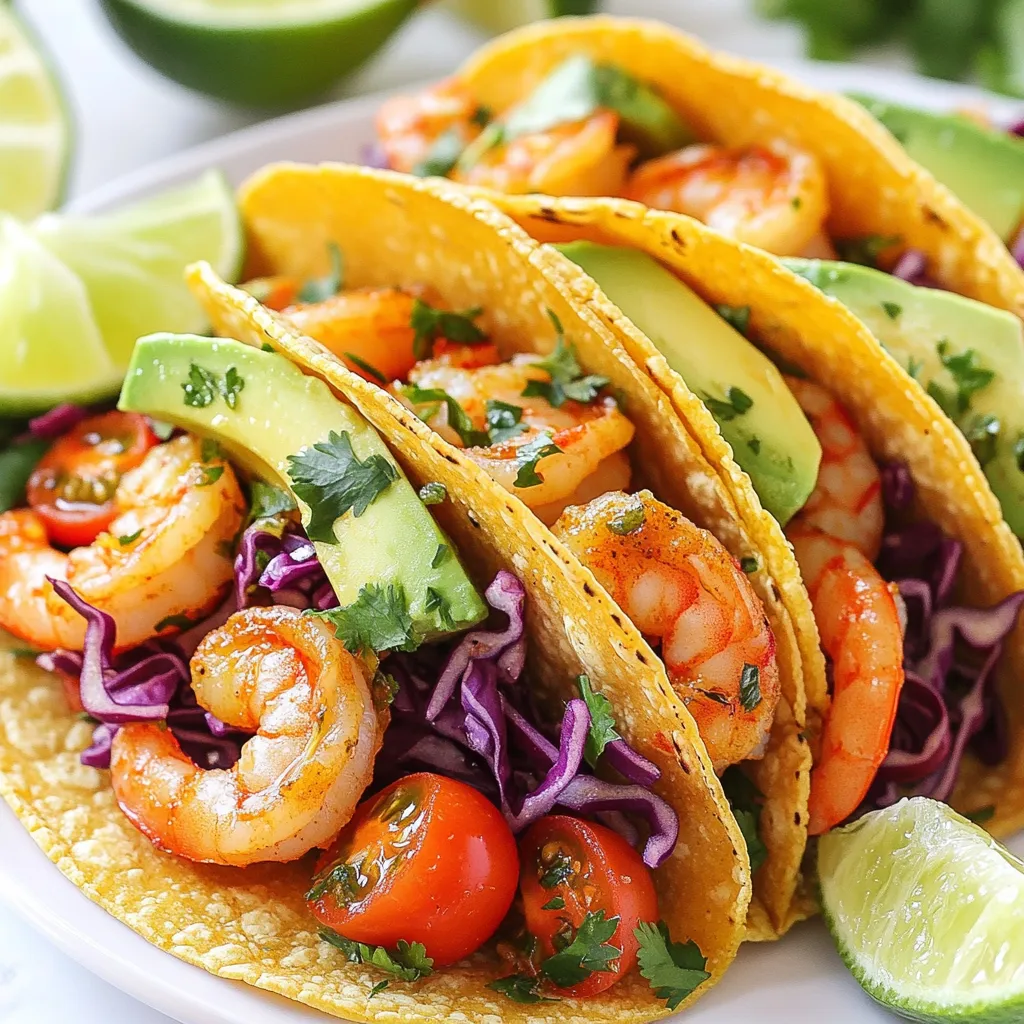 Cilantro Lime Shrimp Tacos Flavorful and Fresh Treat