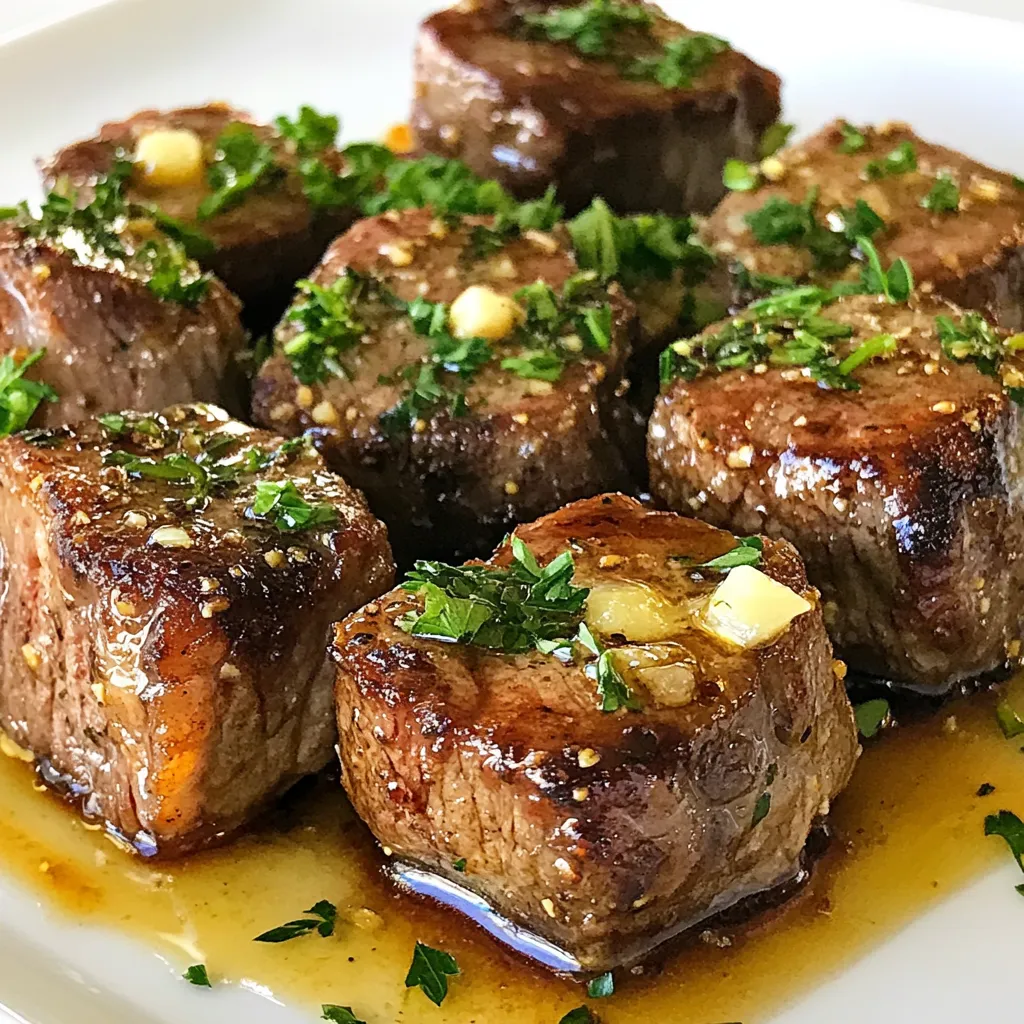 Garlic Butter Steak Bites Savory and Flavorful Dish