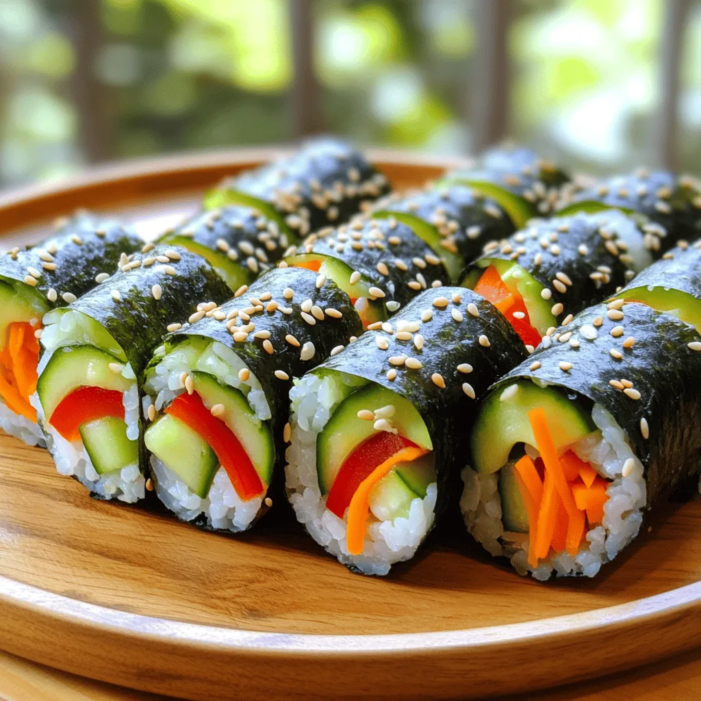 Easy Veggie Sushi Rolls Simple and Fun to Make