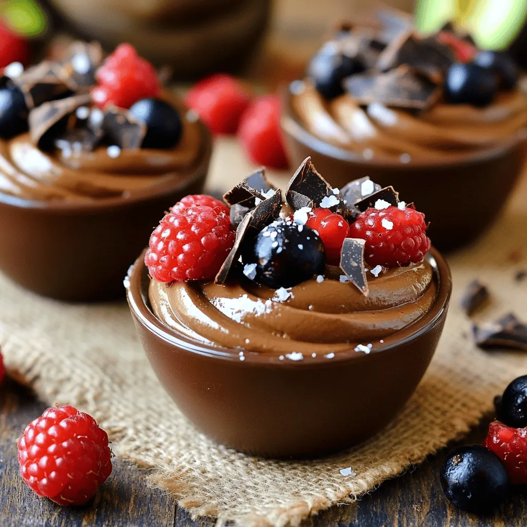 Chocolate Avocado Mousse Rich and Creamy Delight