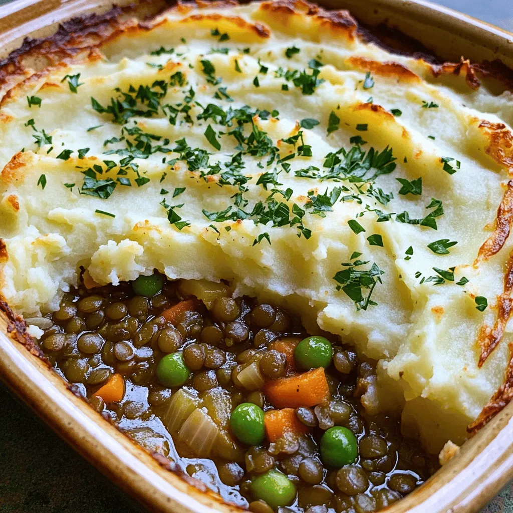 Easy Lentil Shepherd&#8217;s Pie Flavorful Comfort Food