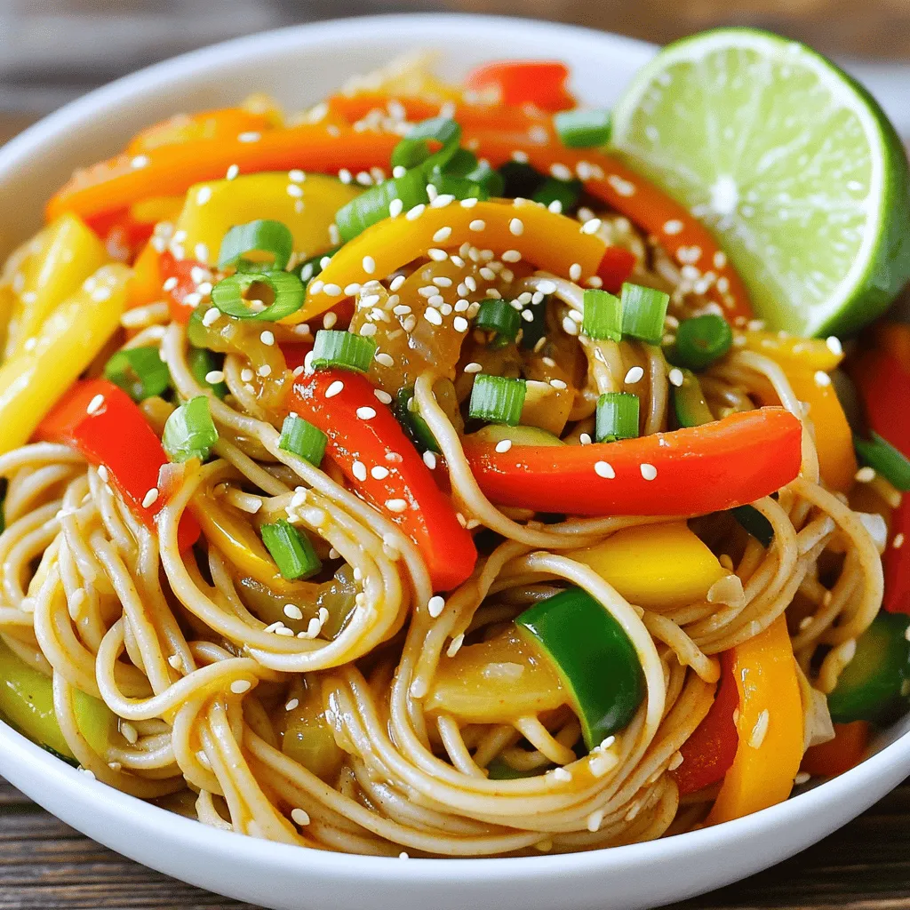 Minute Chili Garlic Soba Stir-Fry Flavorful Delight
