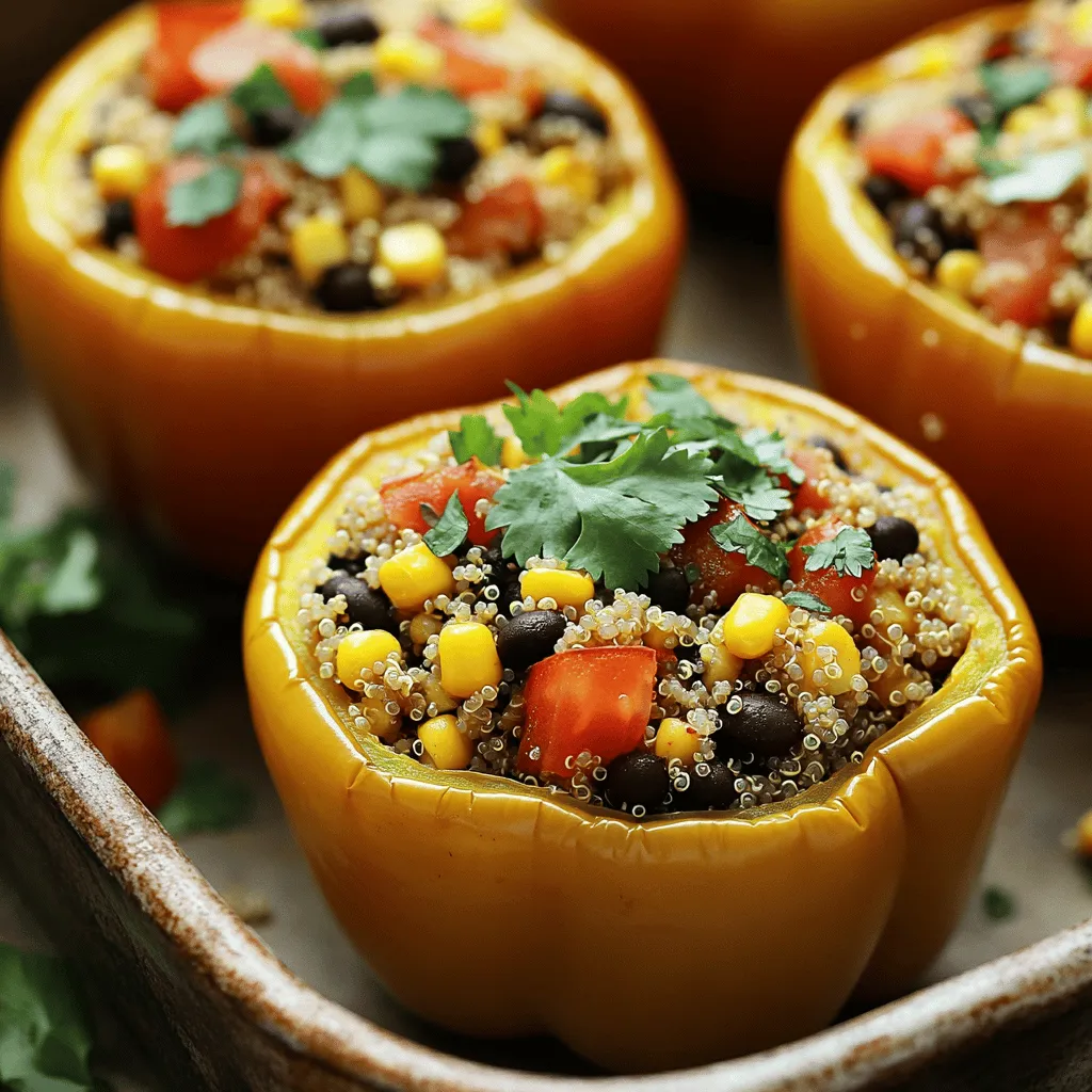 Stuffed Bell Peppers with Quinoa Nutritious Delight