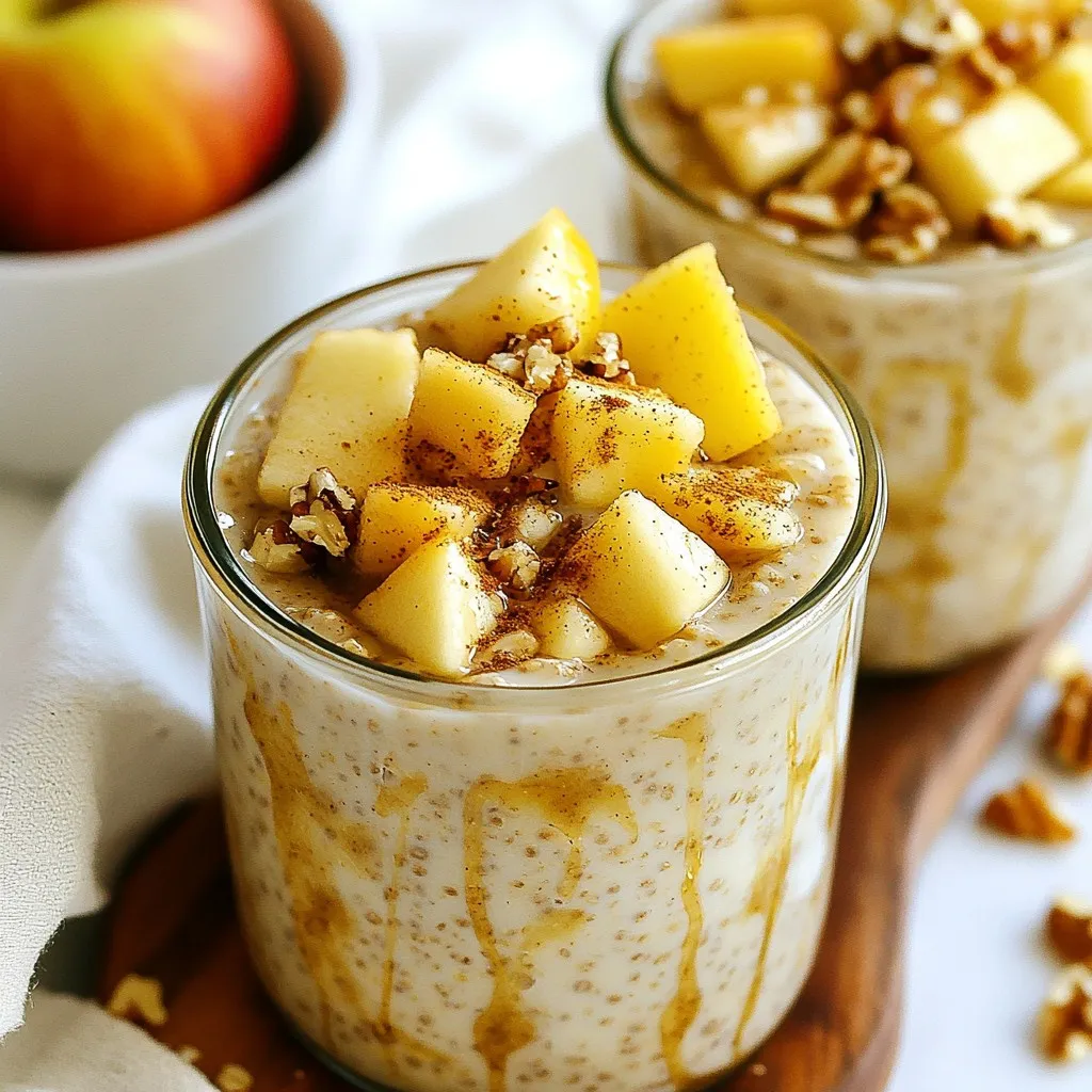 Apple Pie Overnight Oats Simple Breakfast Delight
