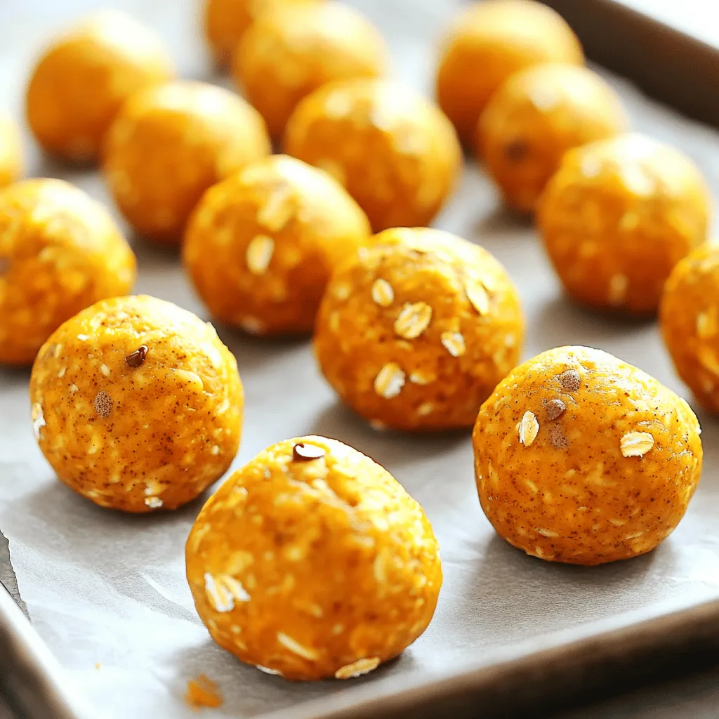 No-Bake Pumpkin Spice Protein Balls Easy Snack Idea