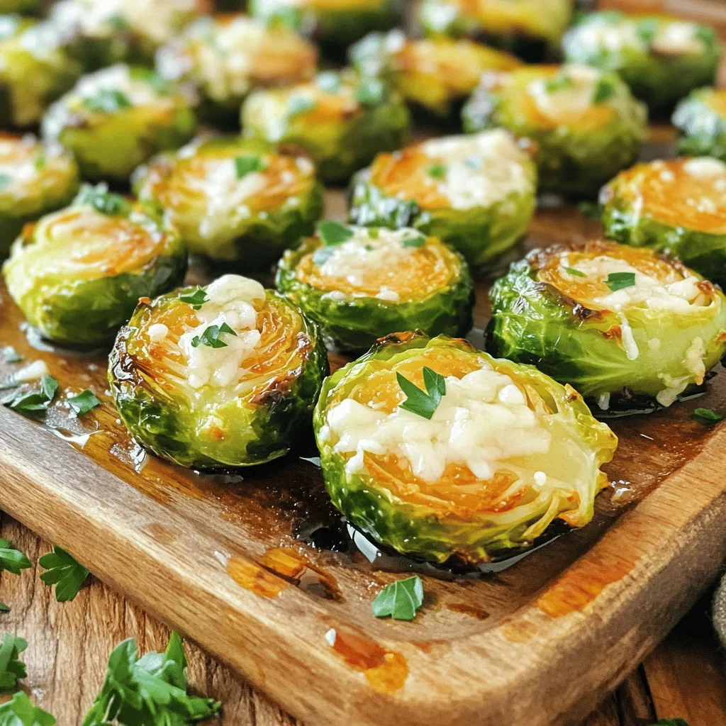 Garlic Parmesan Roasted Brussels Sprouts Perfect Dish