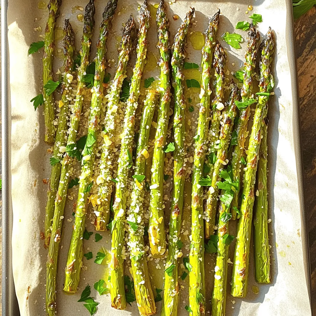 Lemon Garlic Roasted Asparagus Simple and Flavorful
