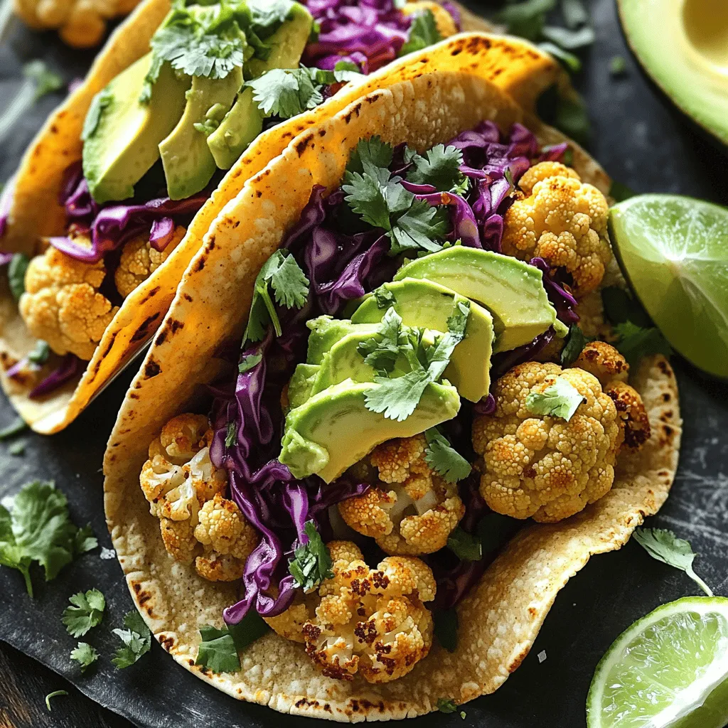 Vegan Cauliflower Tacos Flavorful and Simple Recipe