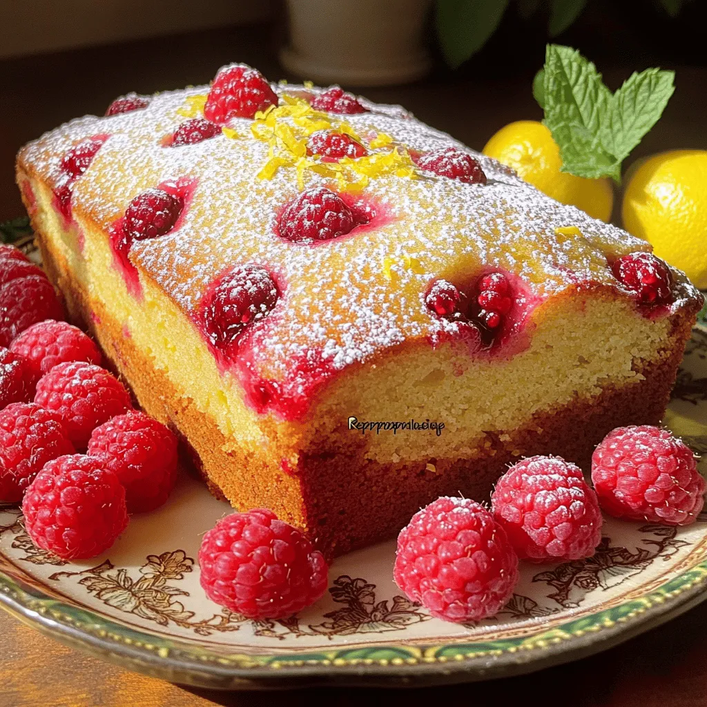 Raspberry Lemon Loaf Cake Delightful and Easy Recipe
