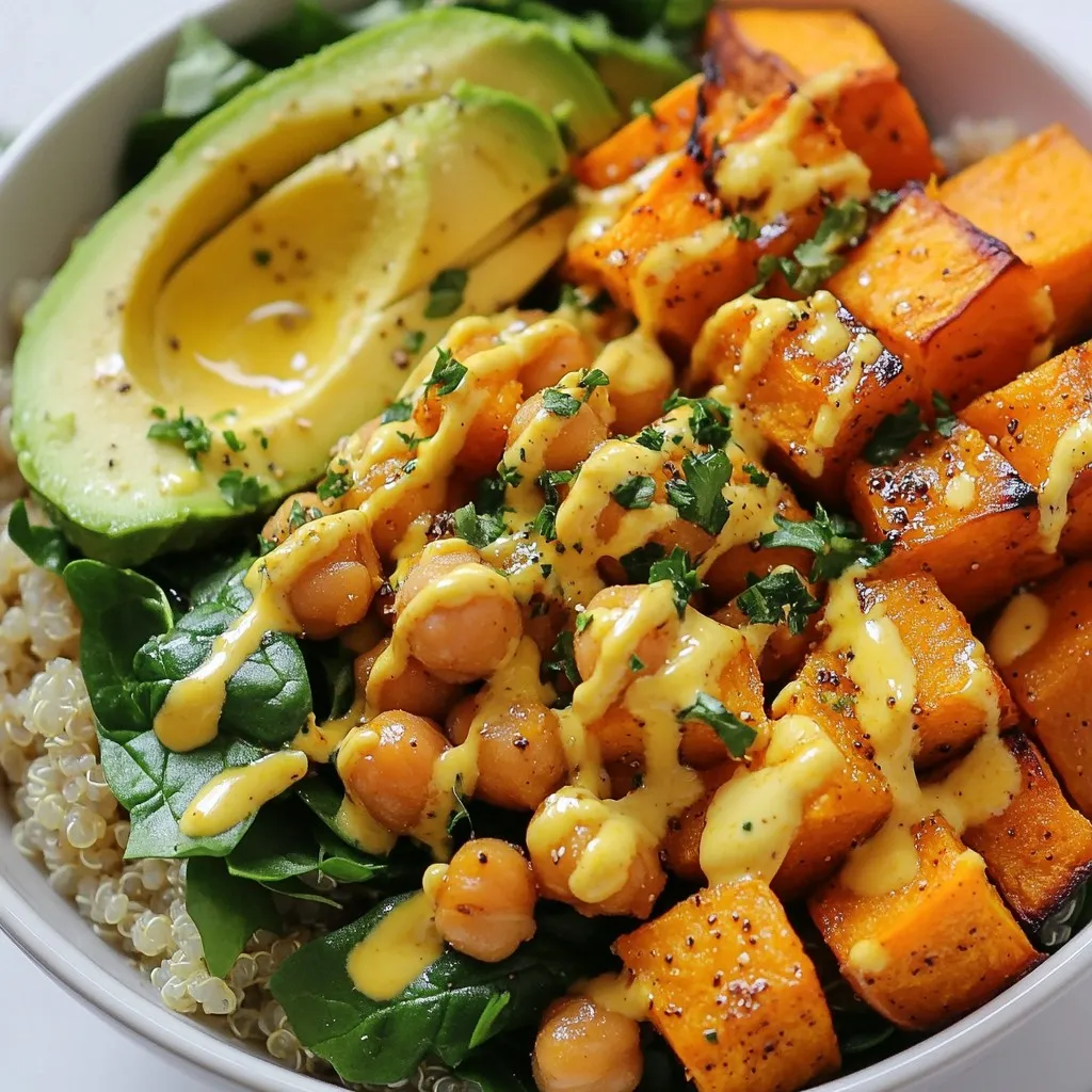Sweet Potato Chickpea Buddha Bowl Simple and Nutritious
