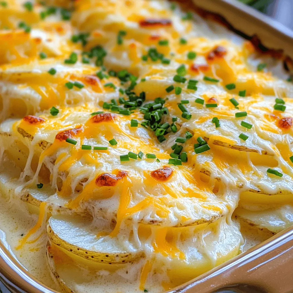 Cheesy Scalloped Potatoes Flavorful Comfort Dish