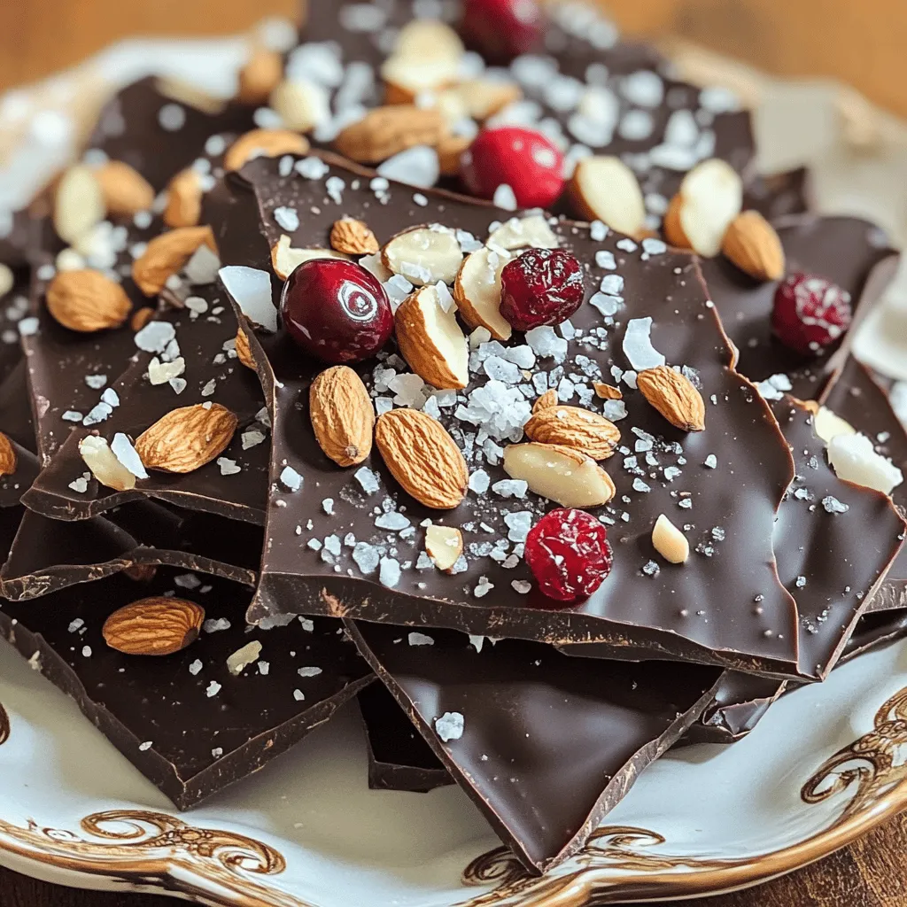 Dark Chocolate Sea Salt Bark Simple and Tasty Treat