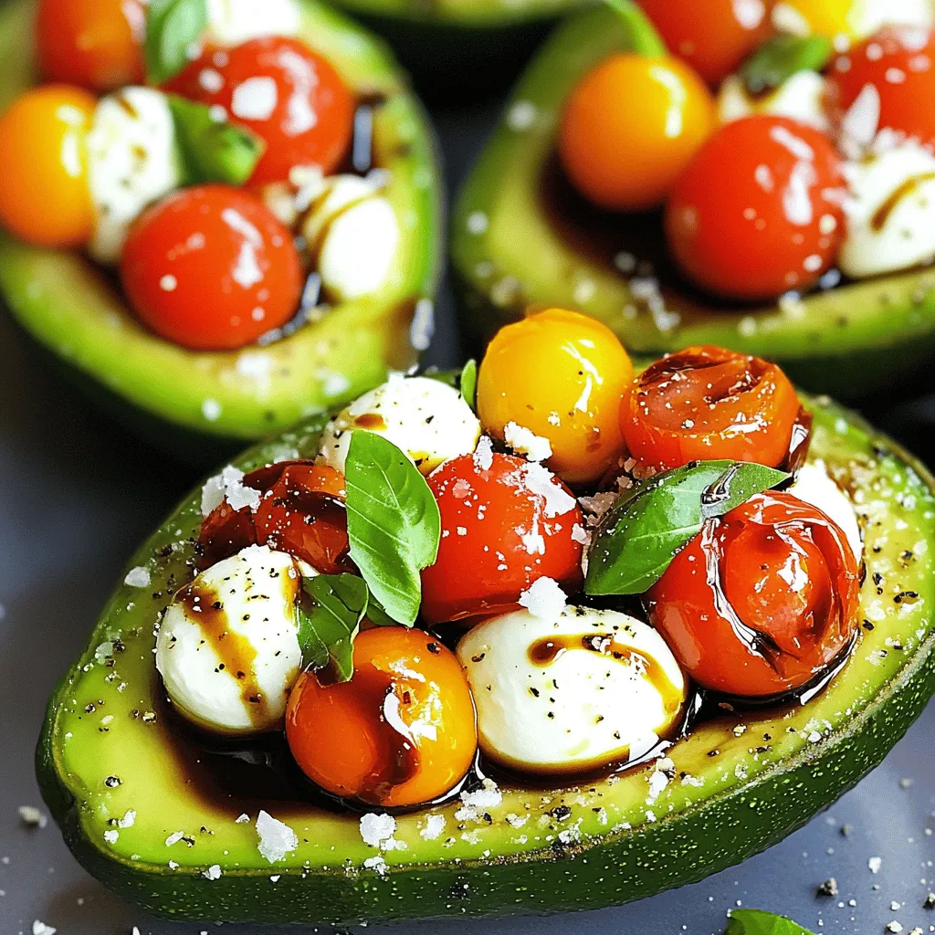 Caprese Stuffed Avocados Flavorful and Simple Recipe