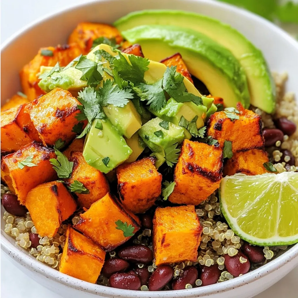 Roasted Sweet Potato Quinoa Bowls Healthy and Flavorful