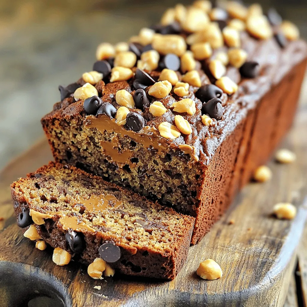 Chocolate Peanut Butter Banana Bread Irresistible Treat