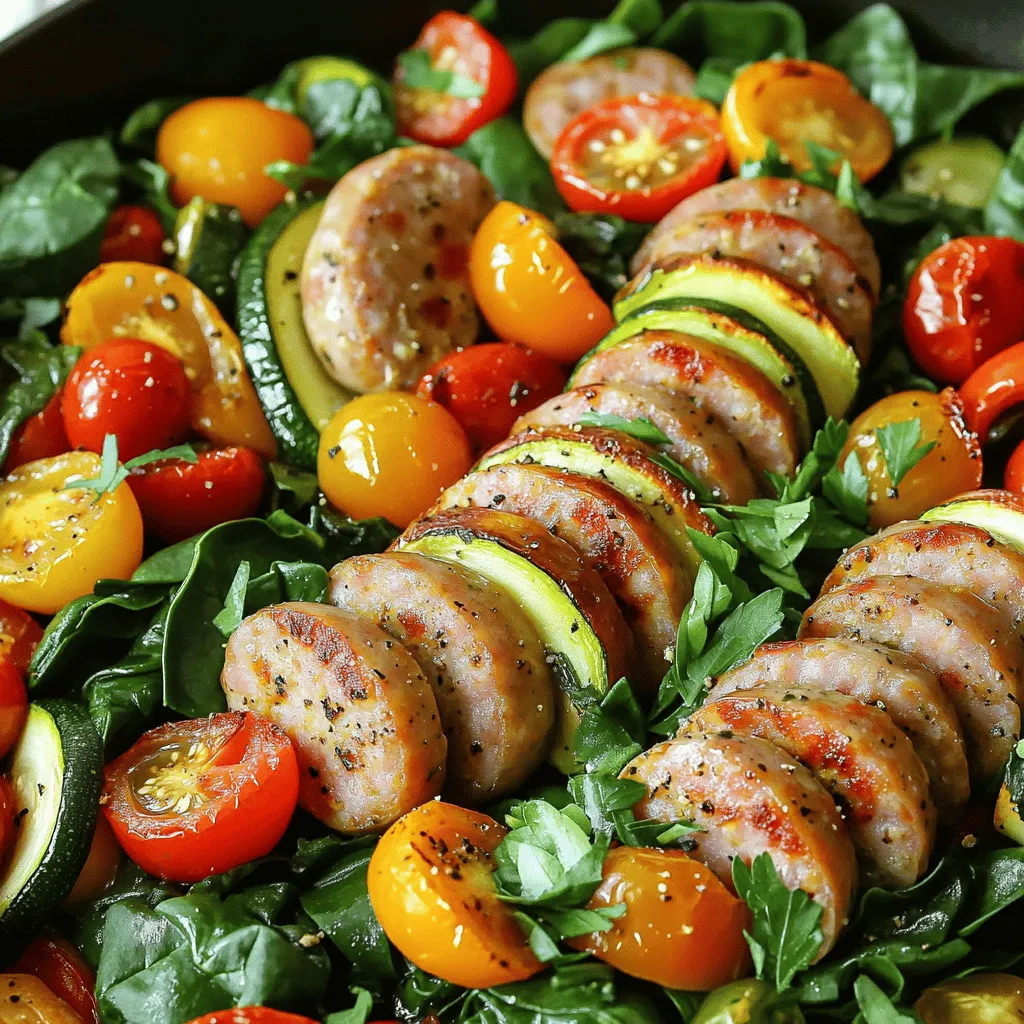 One-Pan Sausage Veggie Skillet Quick and Easy Meal