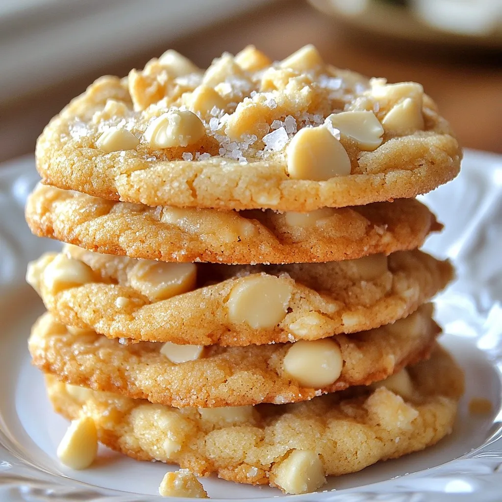 White Chocolate Macadamia Cookies Delightful Treat