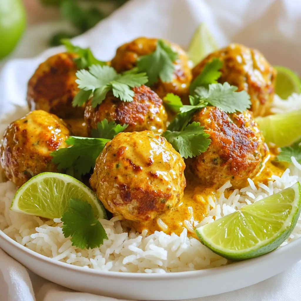 Coconut Curry Meatballs Flavorful and Easy Recipe