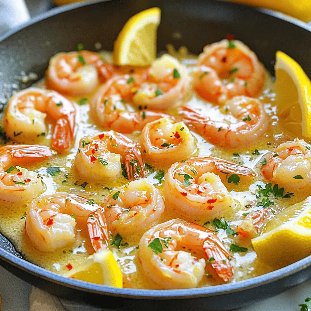 Zesty Lemon Garlic Shrimp Flavorful and Easy Meal