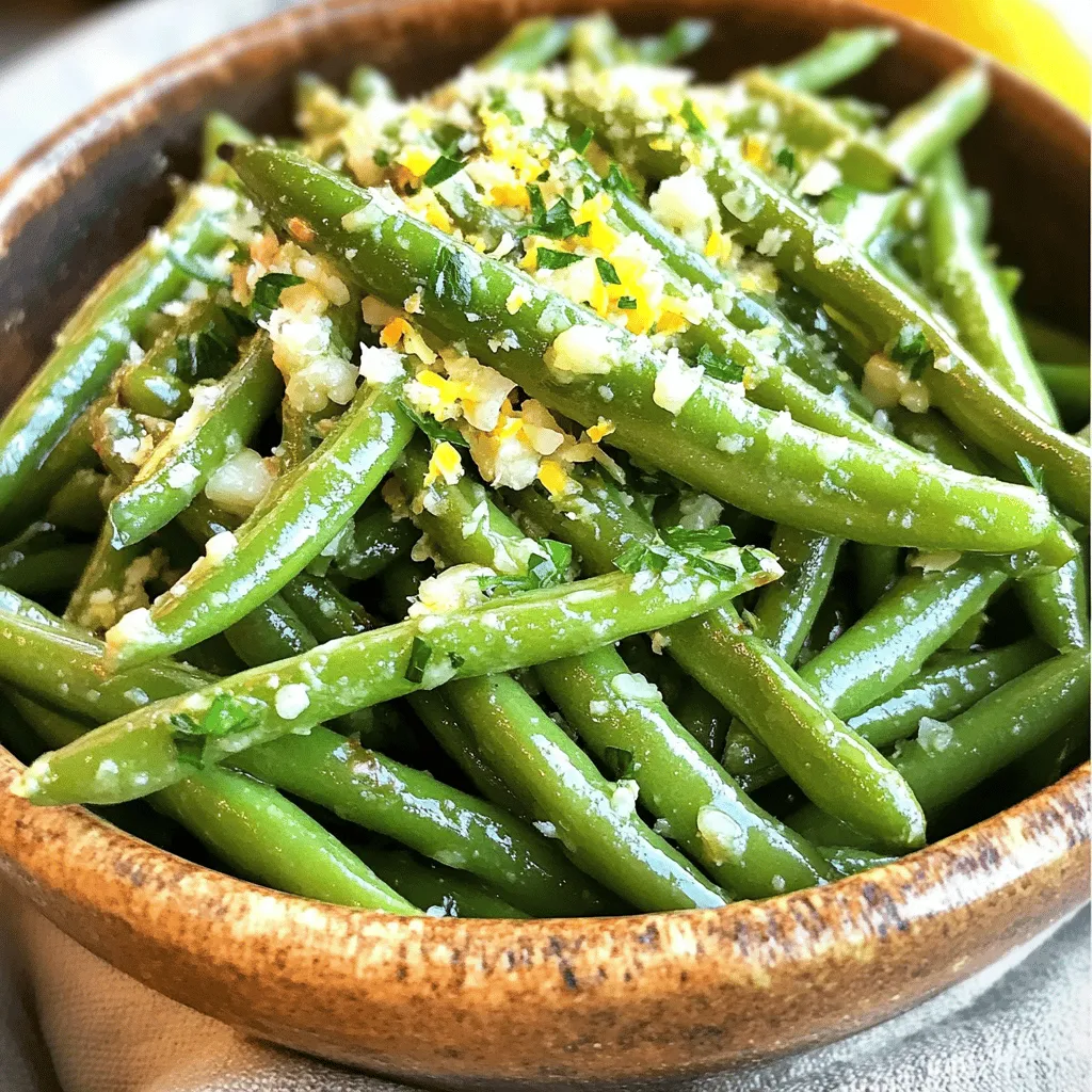 Air Fryer Garlic Parmesan Green Beans Delightful Dish