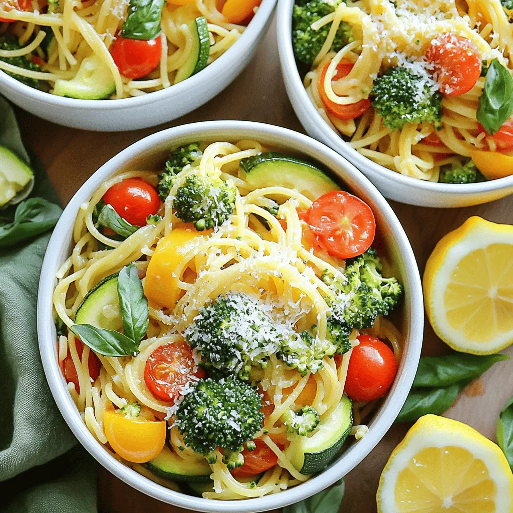 One-Pot Spaghetti Primavera Flavorful Easy Recipe