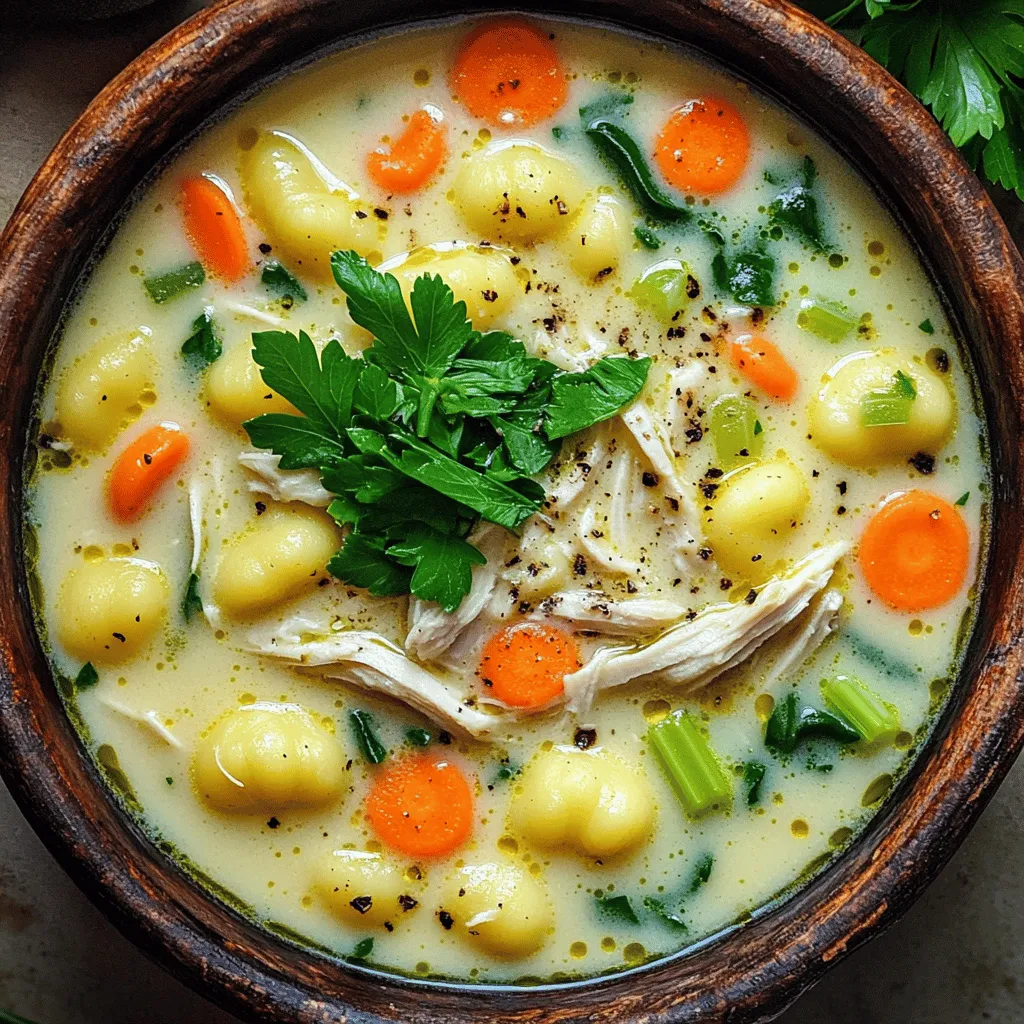 Creamy Chicken Gnocchi Soup Slow Cooker Delight