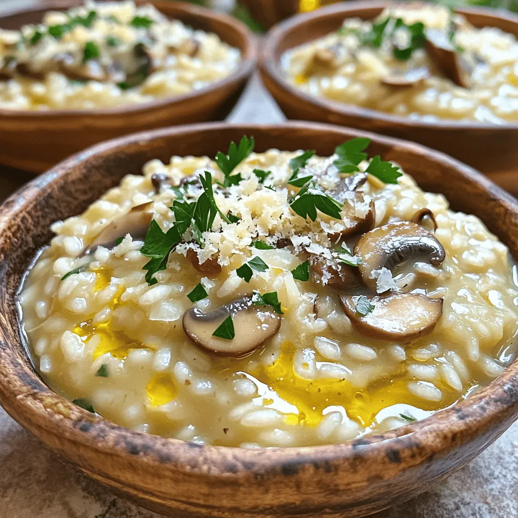 Easy Mushroom Risotto Creamy Comfort Food Recipe