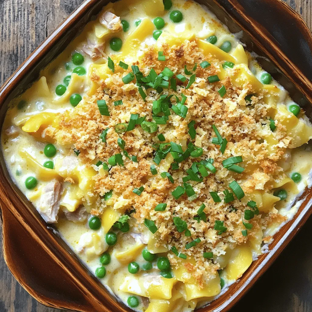 Classic Tuna Noodle Casserole Comforting Family Dish