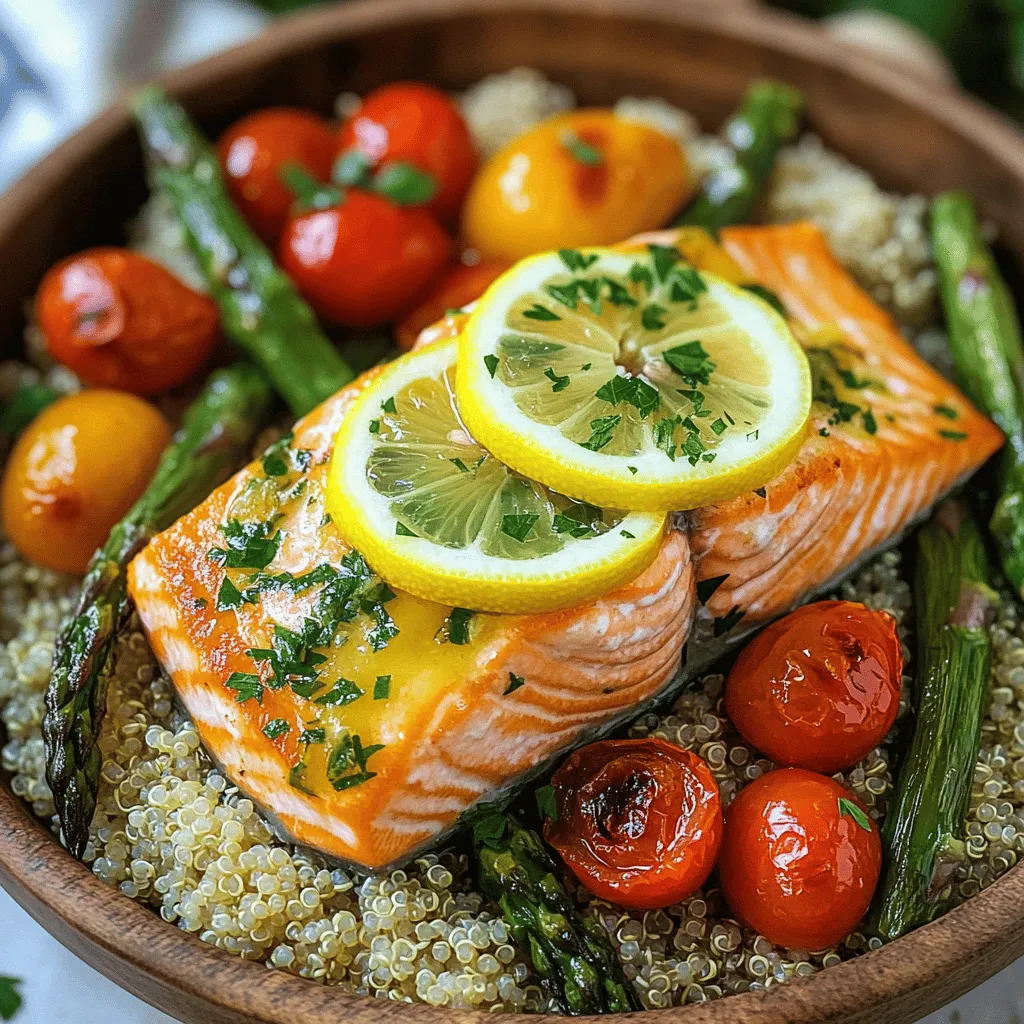 Lemon Herb Salmon Bowls Sheet Pan Flavorful Delight