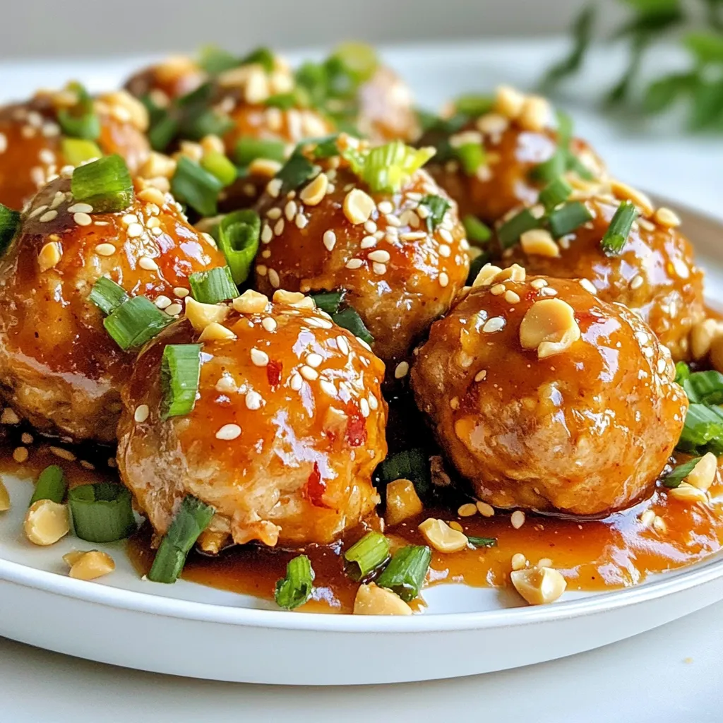 Firecracker Chicken Meatballs Flavorful and Easy Dish