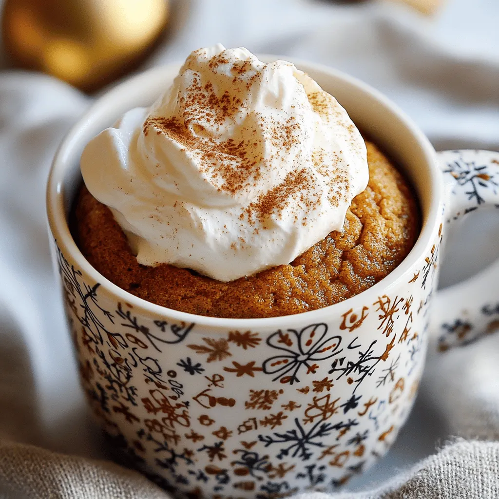 Gingerbread Mug Cake Simple and Quick Delight