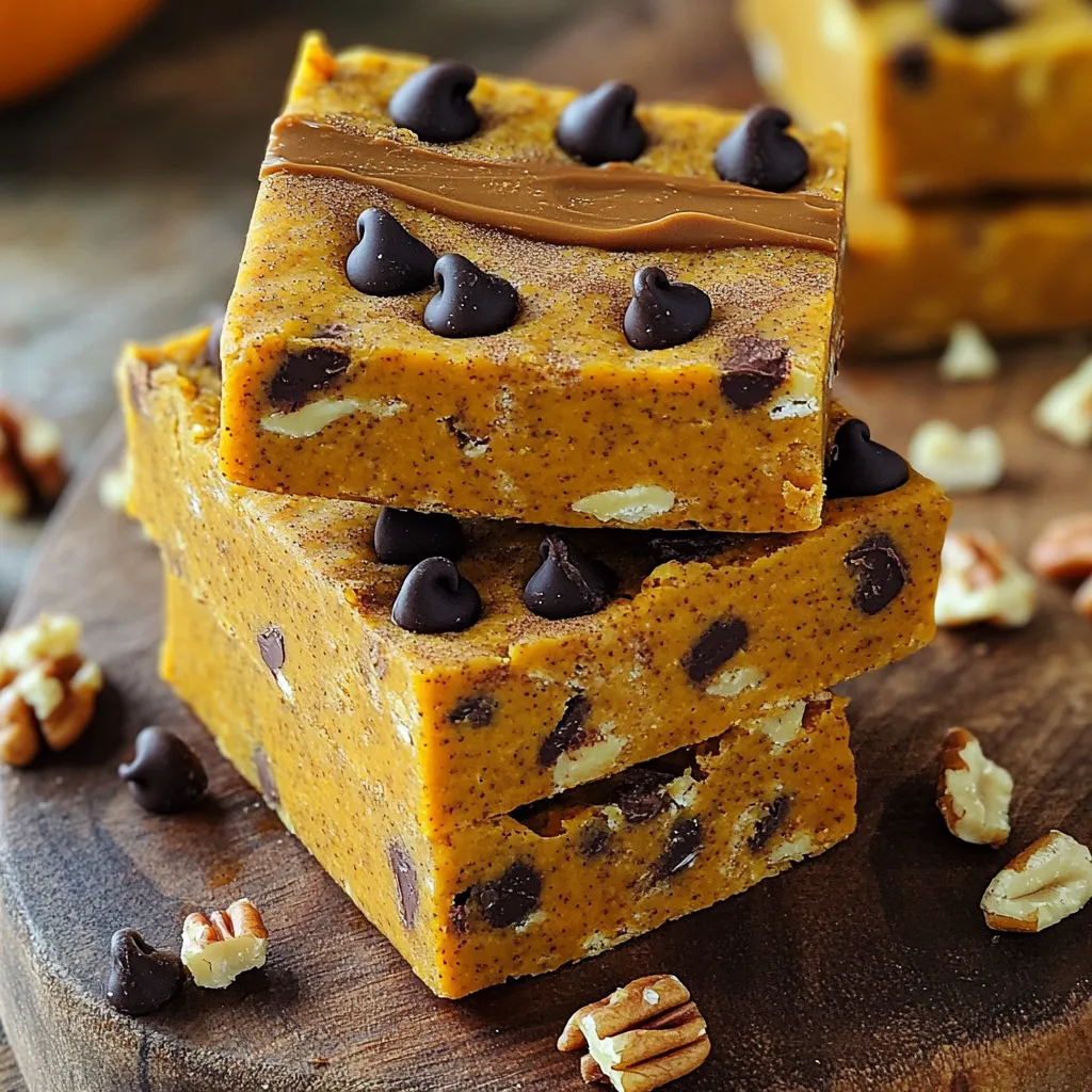 No-Bake Pumpkin Spice Protein Bars Easy Recipe