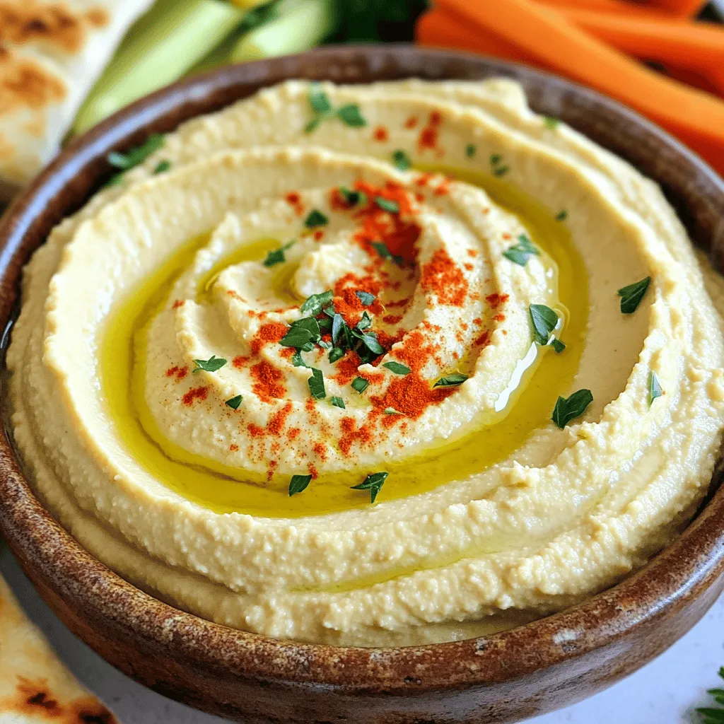 Classic Hummus Delightful and Simple Recipe