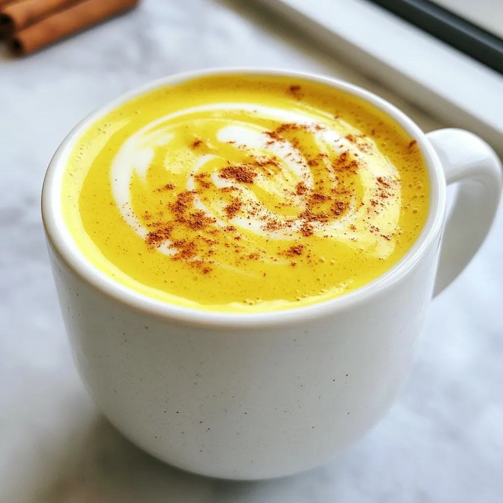 Golden Turmeric Latte Rich Flavor and Health Boost