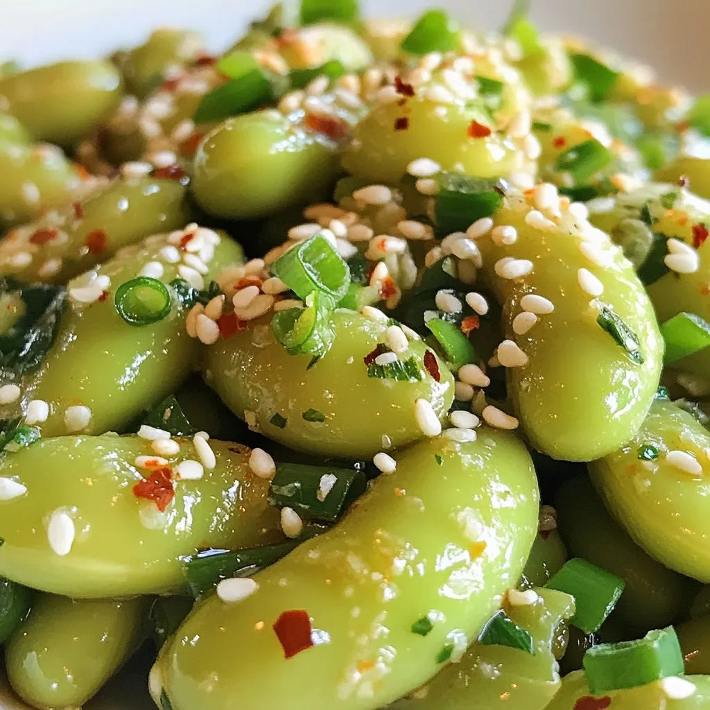 Spicy Garlic Edamame Flavorful Snack Delight