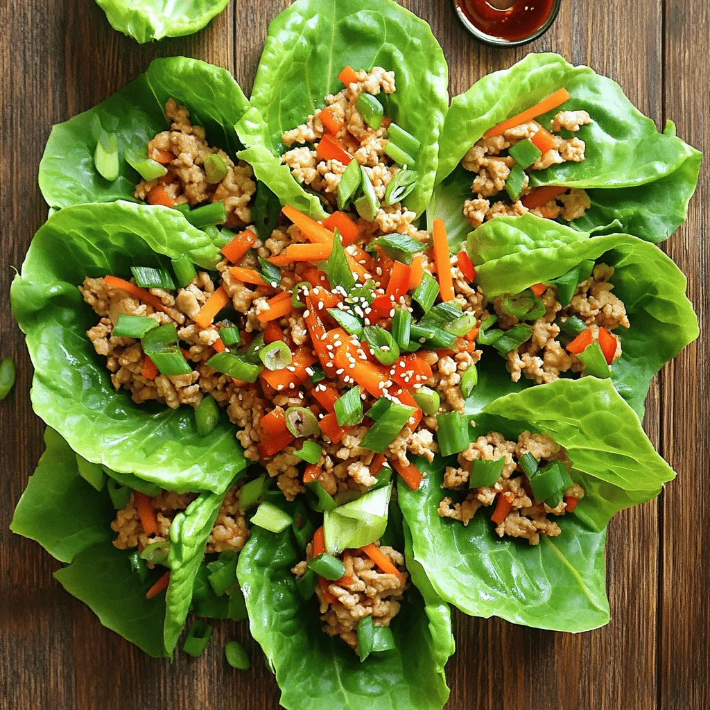 Healthy Chicken Lettuce Wraps Quick and Flavorful Meal